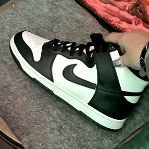 Barely worn, black and white, size 10